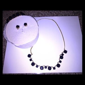 Navy Stone Jewelry Set